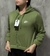 JAQUETA ZÍPER PELUCIADA NIKE VERDE MILITAR - comprar online