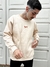 MOLETOM NIKE 3 SIMBOLOS GOLA CARECA BEGE - comprar online