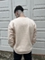 MOLETOM NIKE 3 SIMBOLOS GOLA CARECA BEGE - loja online