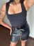 Imagem do BODY DECOTE QUADRADO PRETO
