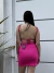VESTIDO FRENTE ÚNICA ROSA CHICLETE - loja online