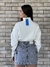CROPPED PREMIUM MOLETOM ADIDAS BRANCO - loja online