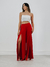 CALÇA YOU PANTALONA FENDA FRONTAL VERMELHA