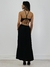 VESTIDO YOU FRESH MIDI RECORTES PRETO - loja online