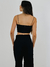 CROPPED ALFAIATARIA RETO PRETO - Loja Mood Style