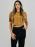 CAMISETA YOU CROPPED CARAMELO