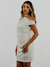 VESTIDO CREATOR GLOW MALHA FRIA OFF WHITE - comprar online