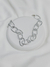 CHOCKER PRATEADA CORRENTE GRANDE