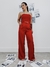 COMBO CALÇA + CROPPED VERMELHO