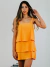 VESTIDO COLOR CAMADAS LARANJA - loja online