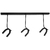Soporte de pared para 3 instrumentos - Saini Music