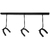Soporte de pared para 3 instrumentos - comprar online