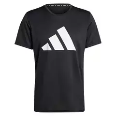 Remera Deportiva Run It C/ Negro - Adidas