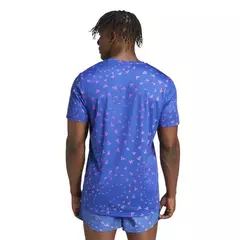Remera Deportiva Run It Bl Azul/Rosa - Adidas - comprar online