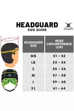 Casco Rugby Headguard XP 250 Negro/Verde Adulto - Gilbert - tienda online