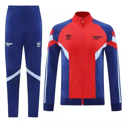 Conjunto De Entrenamiento Arsenal FC Rojo/Azul 2024/25 - Adidas