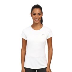 Remera Nike Miler Running Mujer Color: Blanca - ByPlaysport