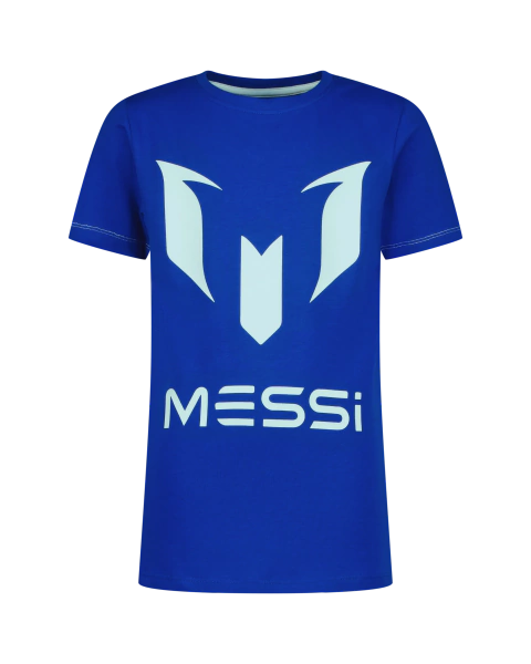 Remera Logo Tee Web Blue Producto Oficial Messi