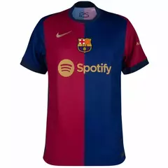 Kit Barcelona FC Titular 2024/25 #19 Lamine Yamal + Parches UEFA Infantil - Nike en internet