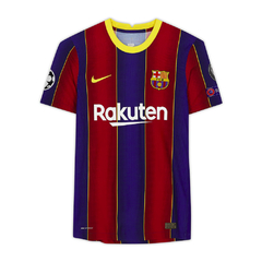 Barcelona Titular 2021 #10 Messi Paches UEFA Champions League - Nike