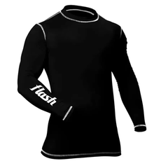 Remera Térmica Mangas Largas Flash C/Negro - Adulto