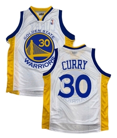 Camiseta Básquet NBA Golden State Warriors Town #30 Curry C/Blanco - Infantil
