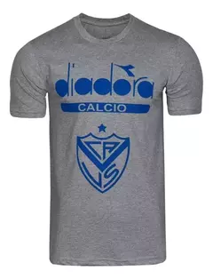 Remera Urbana Velez Sarfield Print 1 C/Gris - Diadora
