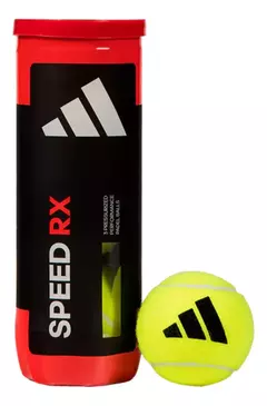 Tubo Pelotas Padel adidas Balls X3 Speed Rx All Court Paddle