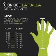 Guantes De Arquero Imperio C/ Varillas Adulto - VGFC Volk