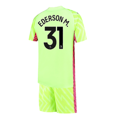 Kit Manchester City Arquero Puma 2024 #31 Ederson M. - Infantil en internet