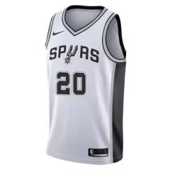 Musculosa San Antonio Spurs Nba C/ Blanco #20 Ginóbili NBA - Nike - comprar online