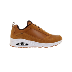 Zapatillas Skechers Streetwear Uno Stacre- Whiskey Leather