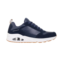 Zapatillas Skechers Streetwear Uno Stacre - Navy Leather