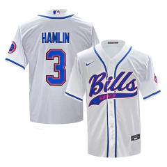 Camiseta Futbol Americano/ Baseball NFL Buffalo Bills Nike Suplente #3 Hamlin - Adulto