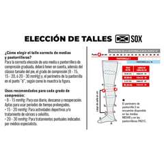 Media Compresión Graduada Sox C/negro - Adulto - comprar online