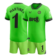 Kit aston villa arquero castore 2023/24 #1 Martínez - Infantil