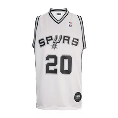 Musculosa Camiseta San Antonio Spurs Nba C/ Blanco #20 Ginóbili - Infantil