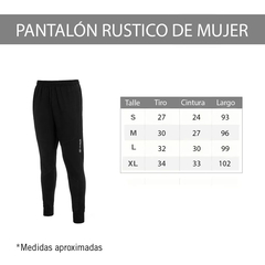 Pantalón Deportivo Reusch Frisa C/ Negro - Mujer - ByPlaysport
