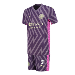 Kit Manchester City Arquero Suplente Puma 2024 #31 Ederson M. - Infantil - comprar online