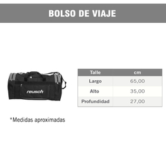 Bolso Deportivo Reusch De Viaje C/ Negro - comprar online