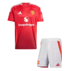 Kit Manchester United Titular 2024/25 #17 Garnacho Infantil - Adidas - comprar online