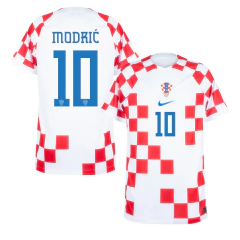 Camiseta Selección Croacia Titular Nike Qatar 2022 #10 Modric´ - Adulto