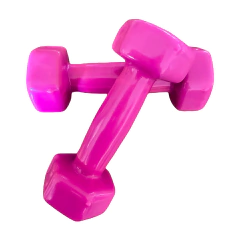 Mancuernas Ez Life Por Par 1kg C/ Rosa