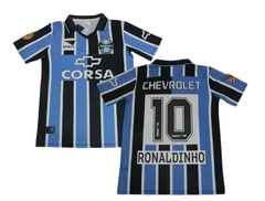 Camiseta Gremio Titular 1998/99 #10 Ronaldinho - Penalty