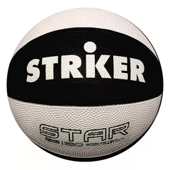 Pelota Básquet Striker Star Nº 5 Bicolor Negro/Blanco