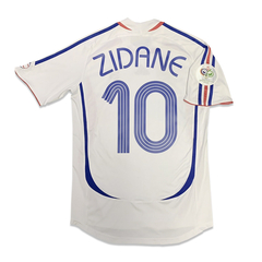 Camiseta Selección Francia Suplente Adidas 2006 Mundial De Alemania #10 Zidane - Adulto - ByPlaysport
