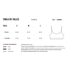 Top Deportivo Basset Modelo Helena C/ Negro - Mujer - tienda online