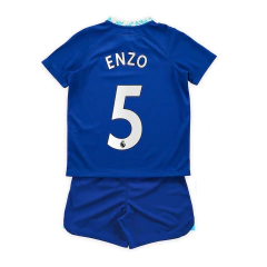 Kit Chelsea FC Titular Nike 2023 #5 Enzo - Infantil en internet