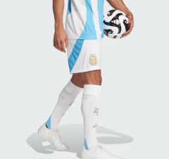 Short Selecciòn Argentina Titular Adidas blanco AFA Aeroready 2024 - adulto - tienda online