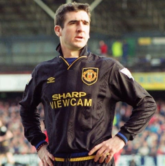 Camiseta manchester united suplente 1993-1995 #7 Cantona manga larga - comprar online